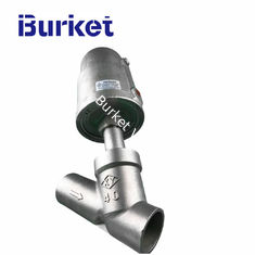 China Pneumatic Stainless Steel Thread Ends Y-type Angle Seat Valve With Stainless Steel Actuator supplier