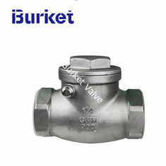 China H12W-16 Horizontal type stainless steel  Threaded Non-return check valve supplier