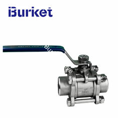 China XYMTB Manual Stainless Steel welding 304 316 1/4-4 Inch triplet Three-piece Ball Valve supplier