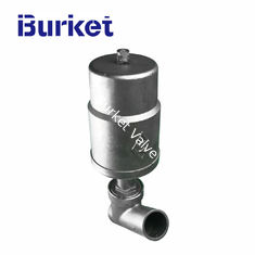 China Normally closed pneumatically open Stainless Steel Air Water Steam Pneumatic Angle Seat Valve supplier