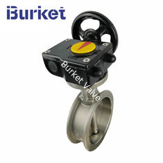China Good Price High Quality Wafer stainless steel 8 inch worm manual butterfly valve Ductile supplier