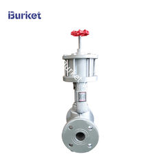 China PN16 DN100 Both hand and pneumatic Steam Pipe Temperature Control diaphragm cut-off Valve for steam printing and dyeing supplier