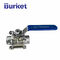 XYMTB Manual Stainless Steel welding 304 316 1/4-4 Inch triplet Three-piece Ball Valve supplier