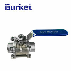 China Dn50 pn16 stainless steel pneumatic Thrinch welded stainless steel  high temperature 2 way manual ball valve supplier