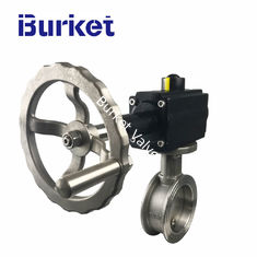 China DN150 DN 80 DN250 DN200 8inch ANSICL150 stainless steel Wafer Type Pneumatic Actuator Butterfly Valve supplier
