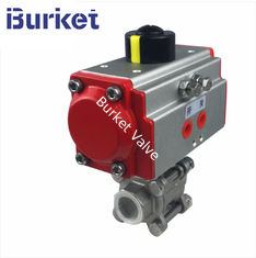 China 4 inch two-sheet type stainless steel 304 motorized pneumatic ball valves manufacture supplier