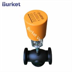 China Electric Control Valve for Hot Oil or Steam Regulation Type Replace Baelz Proportional Control Globe Valve Heat Oil Tran supplier