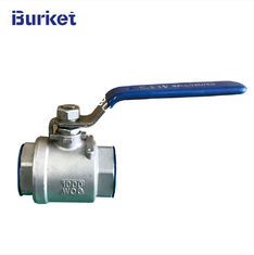 China Manufacturer Manual female ss304/316 2-pc thread float ball valve supplier
