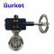 2 in stainless steel pneumatic actuator manual Flow adjust Metal seal wafer  butterfly valve for dyeing machine supplier