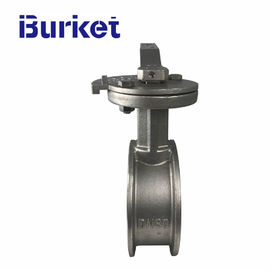 Stainless steel Manual Graded  butterfly Hard seal valve for dyeing,pettrochmical,food,drinks supplier