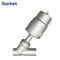 Normally closed pneumatically open Stainless Steel Air Water Steam Pneumatic Angle Seat Valve supplier