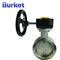 Good Price High Quality Wafer stainless steel 8 inch worm manual butterfly valve Ductile supplier