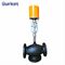 Three way Flange Electric Control Valve for Heat Oil Transfer used on setting machine supplier